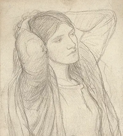 Study for I'm Half Sick of Shadows said The Lady of Shalott John William Waterhouse